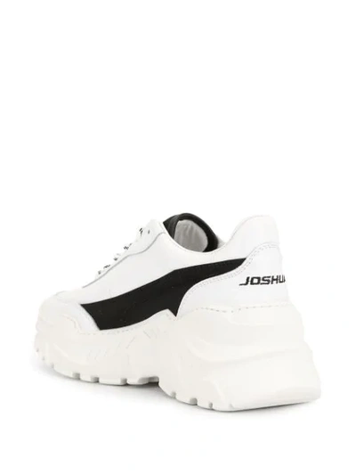 Shop Joshua Sanders Chunky Sole Sneakers In White