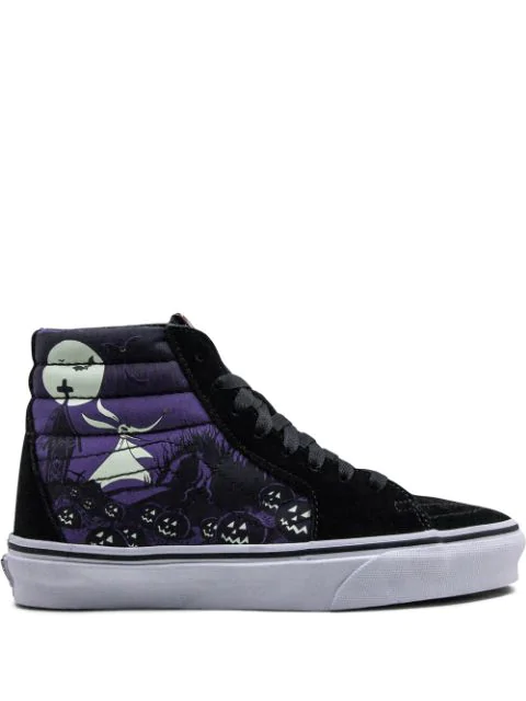 vans sk8 hi black purple