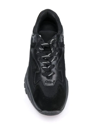 Shop Ash Atomic Chunky-sole Sneakers In Black