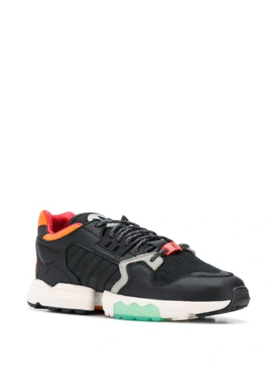 Shop Adidas Originals Zx Torsion Sneakers In Black