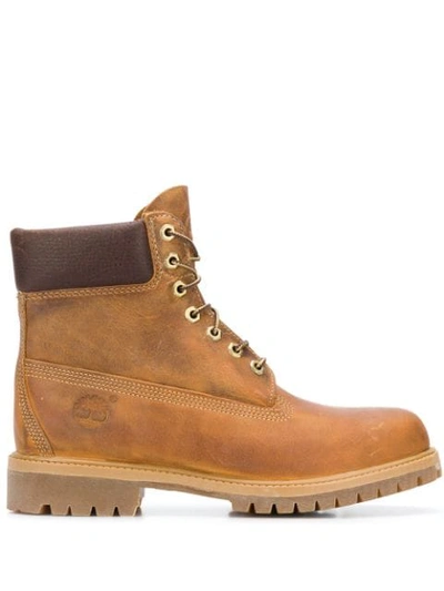 Shop Timberland Ankle Lace-up Boots In Brown