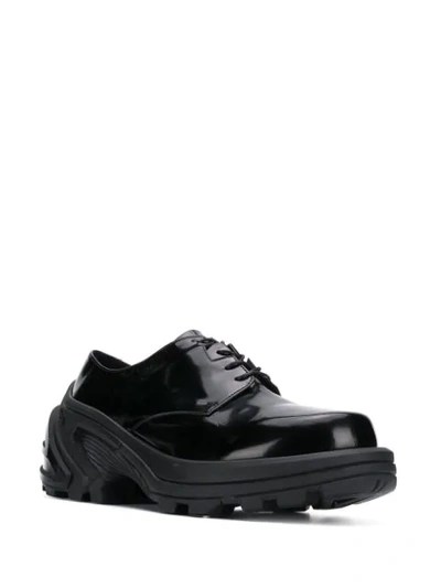 Shop Alyx Lug-sole Derby Shoes In Black