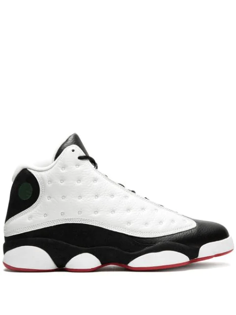 jordan retro 13 white black