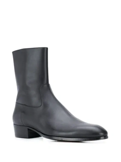 Shop Barbanera Zipped Ankle Boots In Black
