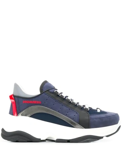 Shop Dsquared2 Bumpy 551 Sneakers In Blue