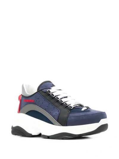 Shop Dsquared2 Bumpy 551 Sneakers In Blue