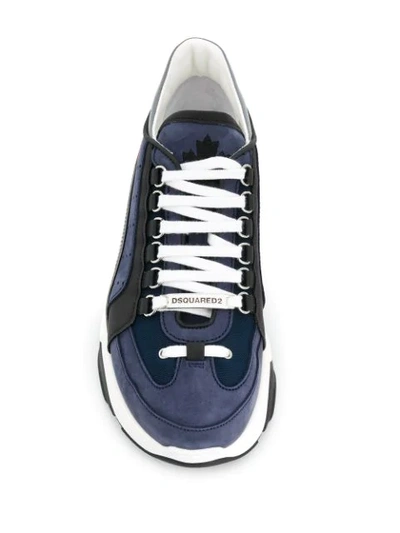 Shop Dsquared2 Bumpy 551 Sneakers In Blue