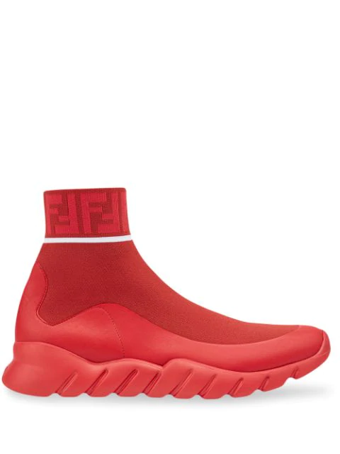 red fendi sneakers