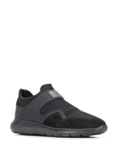 Shop Hogan H371 Interactive Sneakers In Black