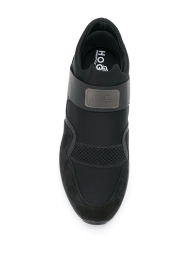 Shop Hogan H371 Interactive Sneakers In Black