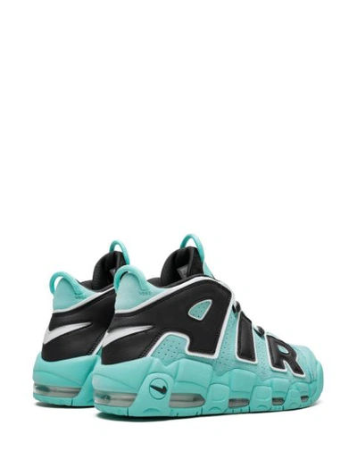 Shop Nike Air More Uptempo 96 Qs "light Aqua" Sneakers In Blue