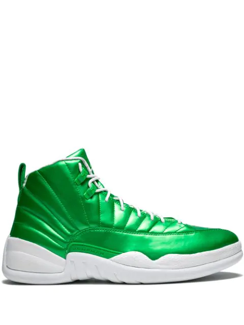 air jordan 12 metallic green