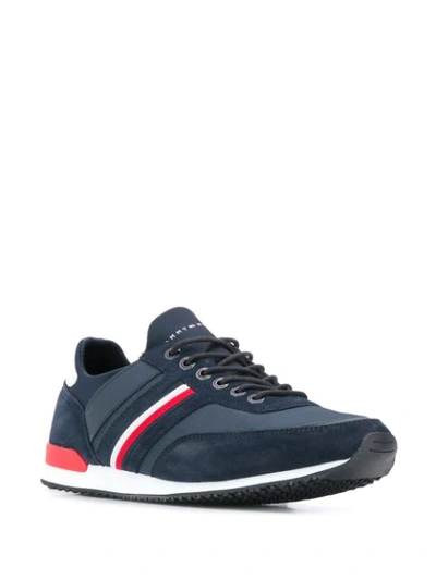 Shop Tommy Hilfiger Iconic Sock Runner Sneakers In Blue