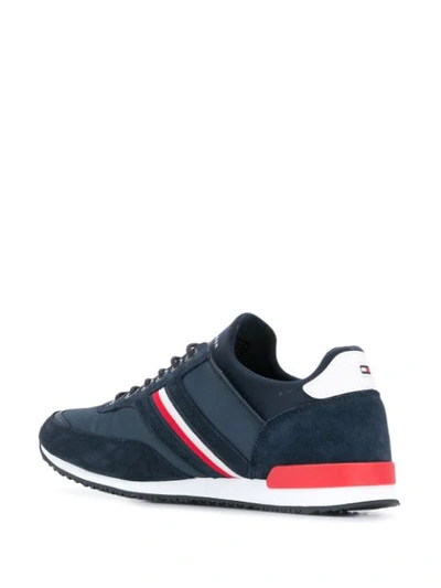 Shop Tommy Hilfiger Iconic Sock Runner Sneakers In Blue