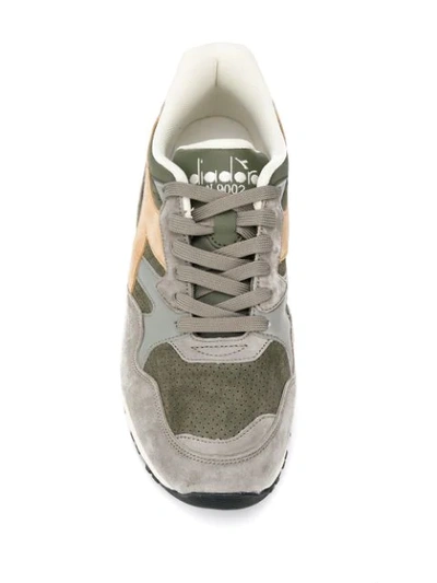 Shop Diadora Side Logo Sneakers In Grey