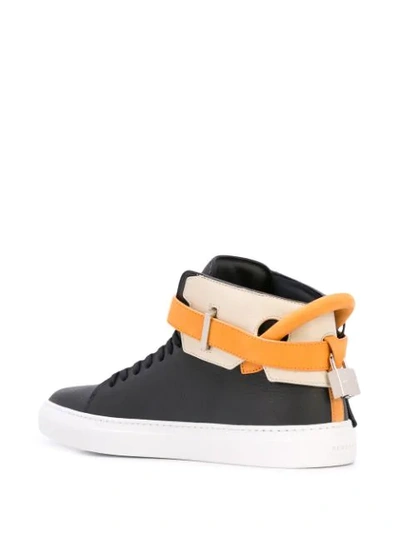 Shop Buscemi 10mm Ankle Strap Sneakers In Black