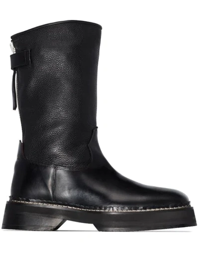 Shop Eytys Tuscan Leather Boots In Black