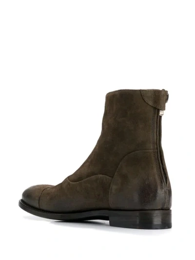 Shop Alberto Fasciani Yago Ankle Boots In Darkgray