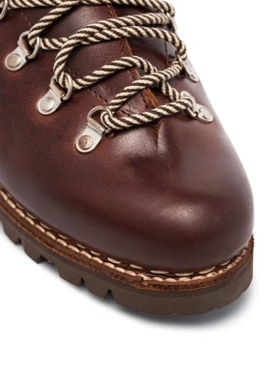 Shop Paraboot Avoriaz Leather Hiking Boots In Brown