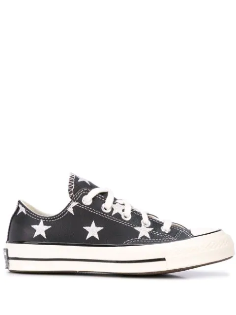 converse leather star