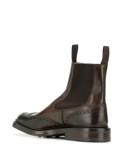 Shop Tricker's Henry Ankle Boots In Brown