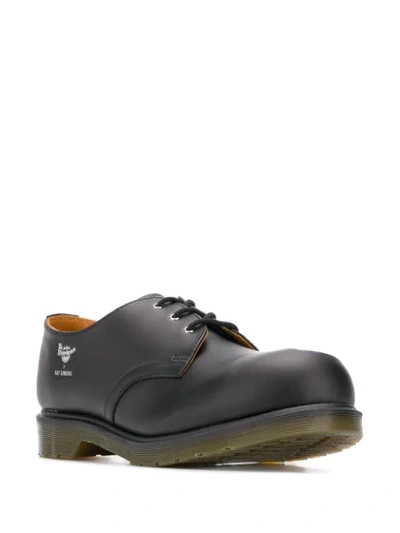 Shop Raf Simons X Dr Martens Derby Shoes In Black