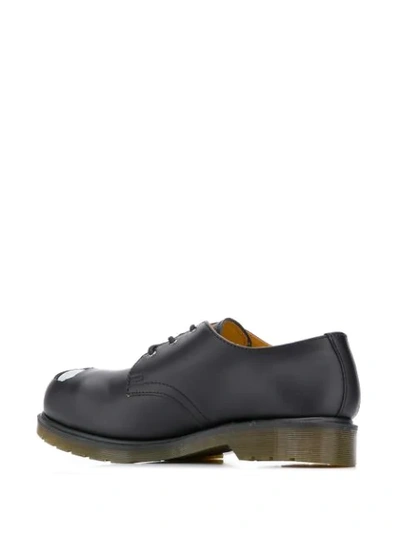 Shop Raf Simons X Dr Martens Derby Shoes In Black