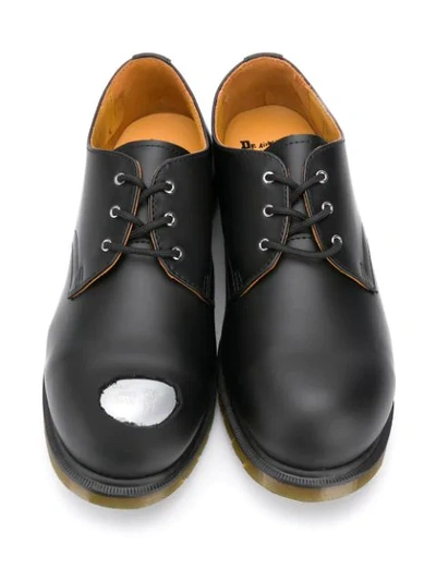 Shop Raf Simons X Dr Martens Derby Shoes In Black
