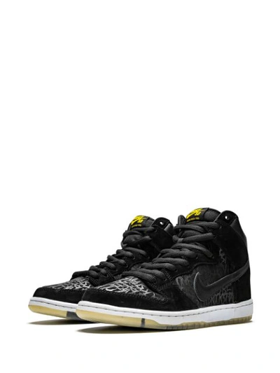 Shop Nike Dunk High Premium Sb Sneakers In Black