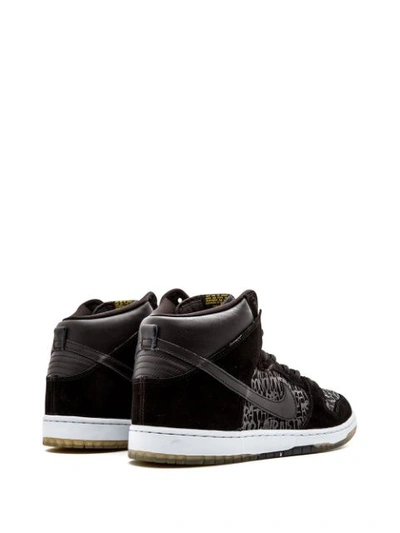 Shop Nike Dunk High Premium Sb Sneakers In Black