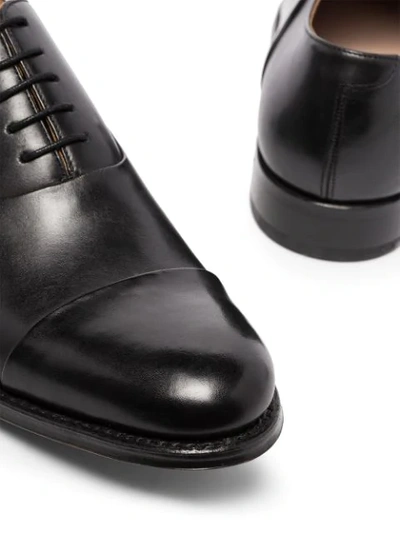 Shop Grenson Bert Oxford Shoes In Black