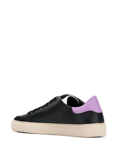 Shop Axel Arigato Low Top Lace Up Sneakers In Lilac/black/yellow