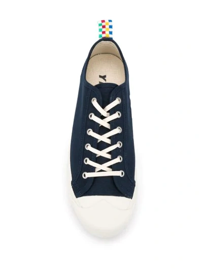 Shop Ymc You Must Create Low-top Lace-up Sneakers In Blue