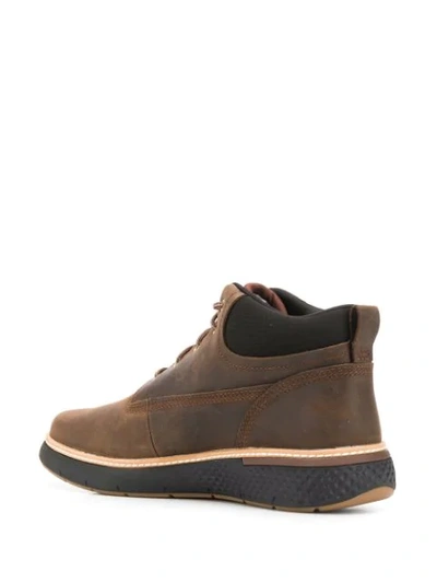 Shop Timberland Cross Mark Boots In Brown