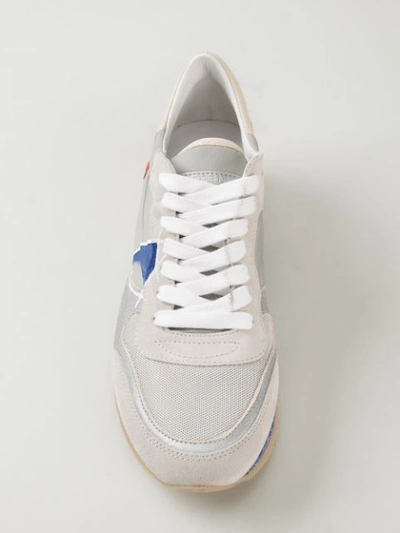 Shop Philippe Model 'special Bassa' Sneakers In Grey