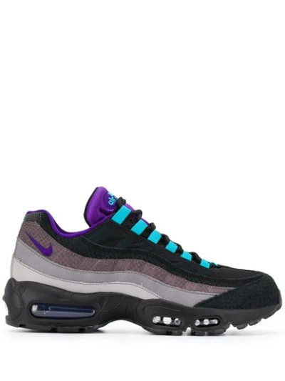 Shop Nike Air Max 95 Lv8 Sneakers In Black