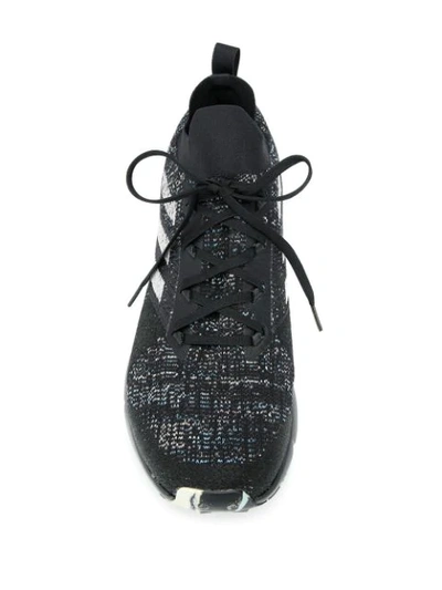 Shop Adidas Originals Terrex Two Parley Sneakers In Black