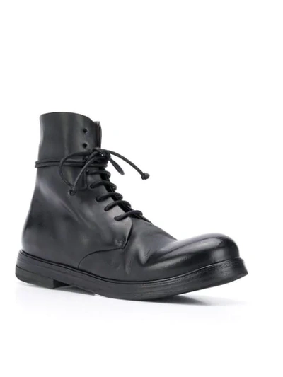 Shop Marsèll Polished Toe Ankle Boots - Black