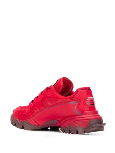 Shop Valentino Garavani Climbers Sneakers In Red