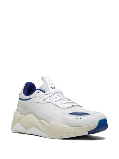 Puma Men's Rs-x Tech Mixed-media Running Sneakers In  Whitte-whisper White