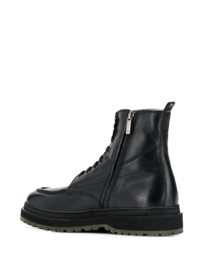 Shop Henderson Baracco Fur-lined Boots In Black