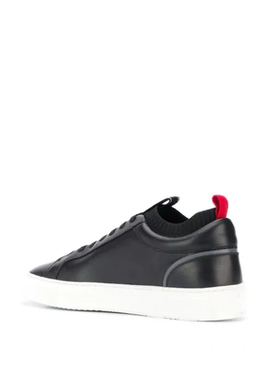 Shop Karl Lagerfeld Kupsole Maison Karl Lace Trainers In Black