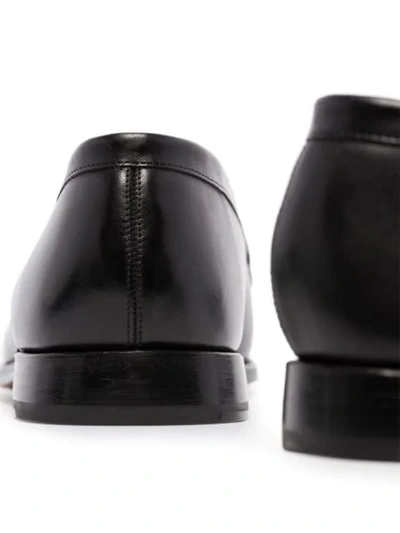 Shop Grenson Lloyd Slip-on Loafers In Black