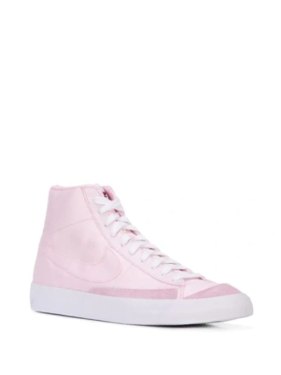 Shop Nike Mid '77 Vintage Hi-top Sneakers In Pink