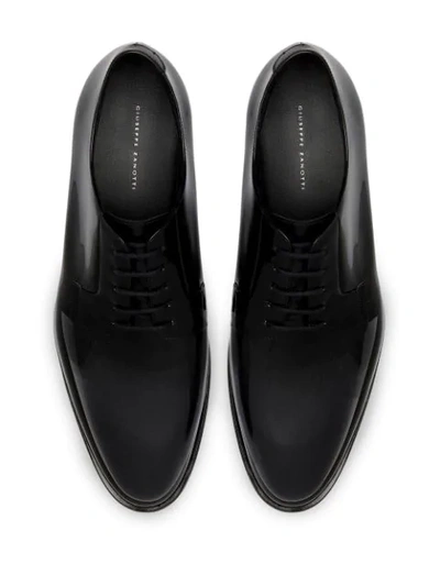 Shop Giuseppe Zanotti Roger Lace-up Shoes In Black