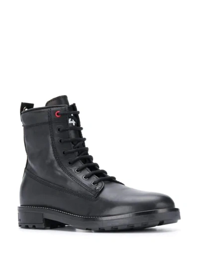 Shop Diesel D-throuper Ab Ankle Boots In Black