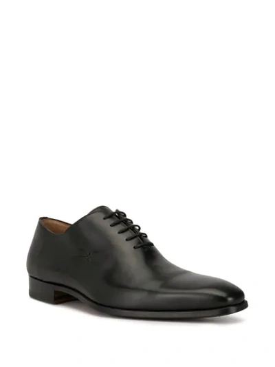 Shop Magnanni Lace-up Oxford Shoes In Black