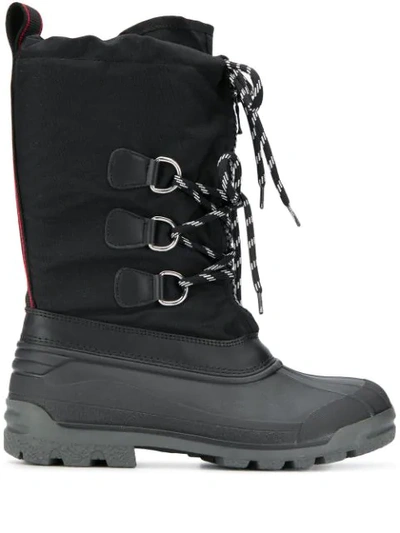 Shop Dsquared2 Lace-up Snow Boots In Black