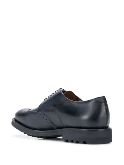 Shop Doucal's Lace-up Brogues In Blue