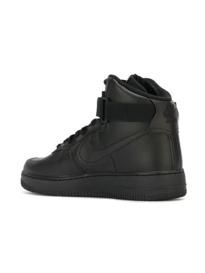 Shop Nike Air Force 1 High '07 "triple Black" Sneakers